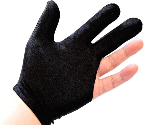 OESS Billiard Shaker Pool Snooker Table Games Kelly Pool Shaker Bottle with Red and White Tally Peas/Balls,and 2pcs Three-Fingers Billiard Gloves in Kuwait