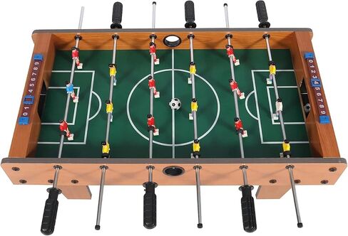 RedSwing Tabletop 20"/27"/49" Foosball Table, Wooden Mini Football Table Game for Kids Adults, Portable Indoor Table Top Soccer Set, Easy to Assemble in Kuwait