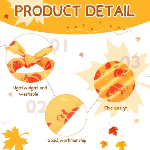 20 قطعة من عصابات الكلاب الخريفية السائبة لعيد الهالوين وعيد الشكر وعصابات الكلاب على شكل قرع تركيا مثلثة ومرايل قابلة للتعديل وشاح للحيوانات الأليفة ومنديل للعطلات للكلاب الصغيرة والمتوسطة والكبيرة والبنات الصبية (نمط اليقطين) in Kuwait