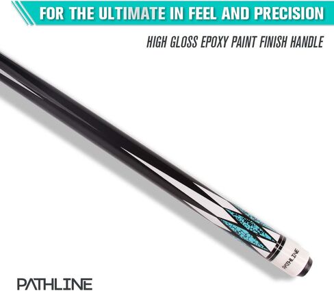 Pathline Pool Cue Stick - 58 inch Canadian Maple Billiard Pool Stick in Kuwait