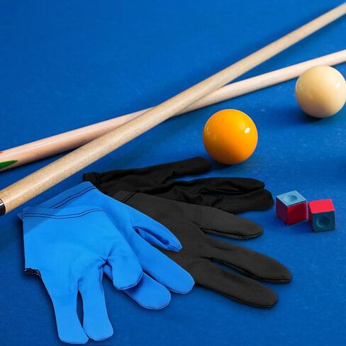 Libima 60 Pcs Billiard Pool Gloves 3 Fingers Billiard Gloves Left and Right Hand Billiard Gloves Universal Cue Sports Gloves for Women Men Billiard Shooters Accessories in Kuwait