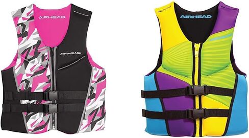 Airhead Women's CAMO COOL Kwik-Dry Neolite Flex Life Jacket, US Coast Guard Approved in Kuwait