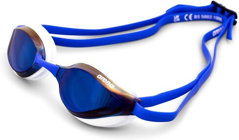Arena Unisex Python Racing Swim Goggles for Men and Women Anti-Fog No Leak Max Comfort Dual Strap, Mirror/Non-Mirror Lens in Kuwait