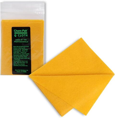Chem-Pak Q Cloth for Pool Billiard Cue Shaft 12" x 9" in Kuwait