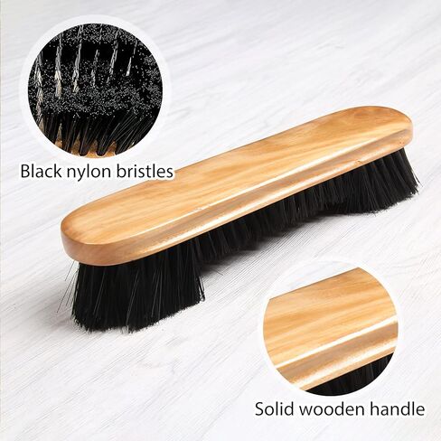 جوتيدا مجموعة فرش طاولة البلياردو مكونة من 5 قطع، ادوات تنظيف فرشاة طاولة البلياردو مع 8 مكعبات طباشير من القماش و8 رؤوس عصا بلياردو سهلة الارتداء لمجموعة خشبية من ملحقات البلياردو in Kuwait