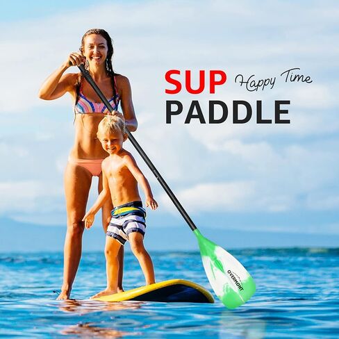 Overmont Aluminum Alloy SUP Paddle - 3 Piece Adjustable Stand Up Paddleboard in Kuwait