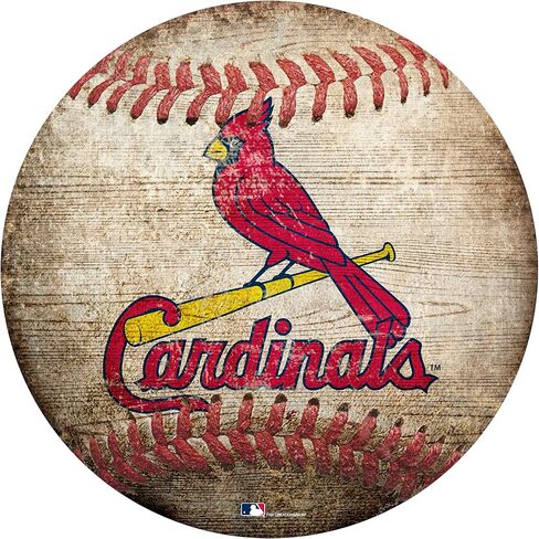 Fan Creations MLB St. Louis Cardinals 12" Baseball Shaped Sign in Saudi Arabia