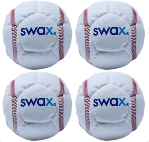 مجموعة كرات البيسبول 4 (أربعة) من سواكس، حزمة قيمة من كرة البيسبول، أبيض/أحمر in Kuwait