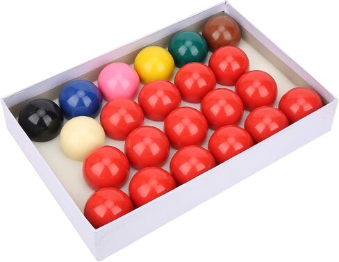 VGEBY Snooker Billiard Balls Standard Size Cue Balls 52.2mm / 2.1in 22Pcs Whole Set in Saudi Arabia