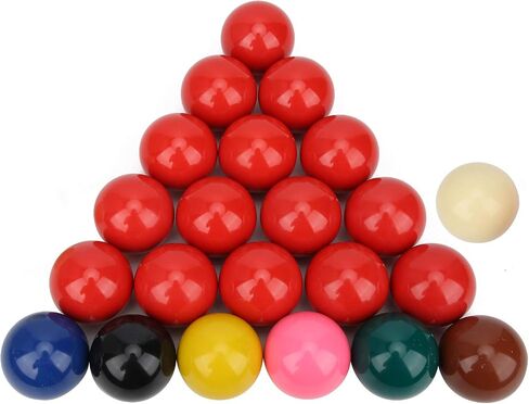 VGEBY Snooker Billiard Balls Standard Size Cue Balls 52.2mm / 2.1in 22Pcs Whole Set in Saudi Arabia