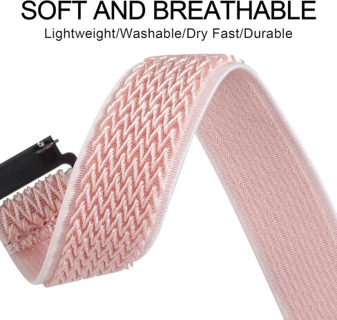 5 عبوات من أحزمة ساعات النايلون القابلة للتمدد المتوافقة مع Garmin Venu 2S/Vivoactive 4S/Venu 3S/Vivomove 3S، أشرطة مطاطية قابلة للتعديل بحلقة 18 مم لـ Garmin Forerunner 265S/255S/255S Music Women Men in Kuwait