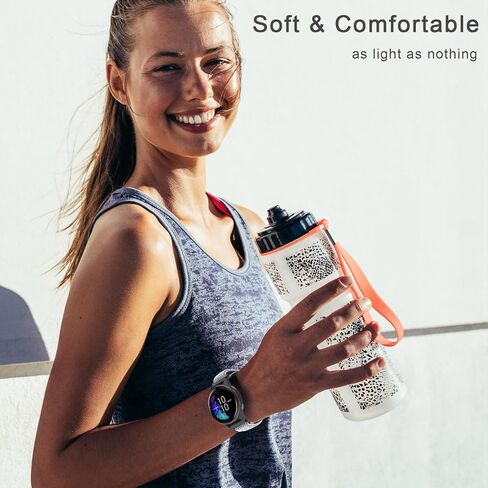 5 عبوات من أحزمة ساعات النايلون القابلة للتمدد المتوافقة مع Garmin Venu 2S/Vivoactive 4S/Venu 3S/Vivomove 3S، أشرطة مطاطية قابلة للتعديل بحلقة 18 مم لـ Garmin Forerunner 265S/255S/255S Music Women Men in Kuwait