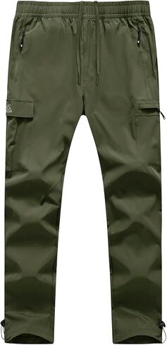 BGOWATU Hiking Pants for Men, Water Resistant Stretch Cargo Pants, Lightweight Quick Dry Outdoor Fishing Pants in Saudi Arabia