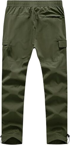 BGOWATU Hiking Pants for Men, Water Resistant Stretch Cargo Pants, Lightweight Quick Dry Outdoor Fishing Pants in Saudi Arabia