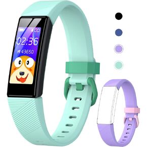 Kids Fitness Tracker Watch for Boys Girls Age 5-16, Waterproof Fitness Watch with Sleep Tracking, Calorie Counter, 11 Sport Modes Tracker and More - Kids Watch with Replaceable Band in Kuwait