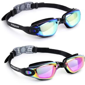 Vorshape Swim Goggles Pack of 2 Swimming Goggle No Leaking Adult Men Women Youth in Kuwait