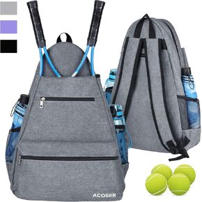 ACOSEN Tennis Bag Tennis Backpack - Large Tennis Bags for Women and Men to Hold Tennis Racket,Pickleball Paddles, Badminton Racquet, Squash Racquet,Balls and Other Accessories in Saudi Arabia