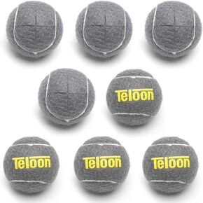 Teloon Walker Tennis Balls -8 PCS Precut Walker Tennis Balls for Furniture Legs and Floor Protection - Precut Walker Tennis Balls