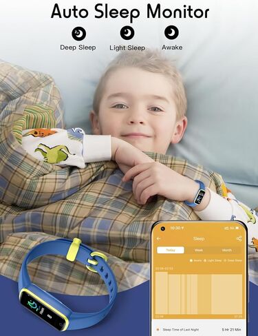 ساعة ديجيهوت للياقة البدنية للأطفال للأعمار من 5 إلى 16 عامًا، ساعة ذكية لتتبع الأنشطة للأطفال مع تتبع النوم، 11 وضعًا رياضيًا لتتبع اللياقة البدنية مع عداد الخطى والسعرات الحرارية والمنبه in Kuwait