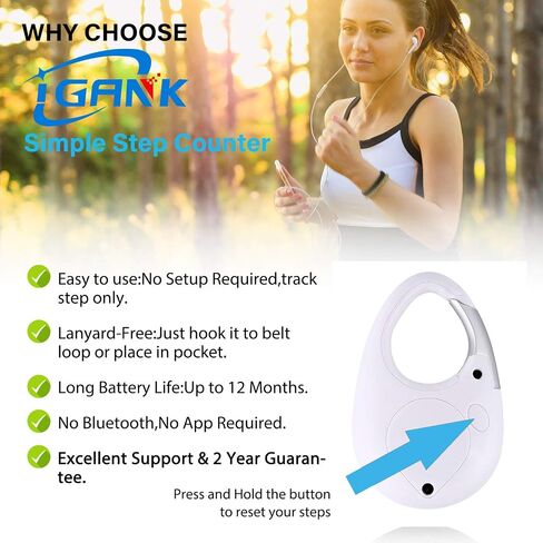Simple Walking Pedometer 3D Step Counter for Men Women Kids in Kuwait
