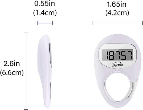 Simple Walking Pedometer 3D Step Counter for Men Women Kids in Kuwait