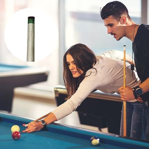 20 قطعة من اطراف عصا البلياردو من تاكباك، مجموعة رؤوس بديلة لعصا البلياردو مقاس 13 ملم مع صندوق تخزين لعصا البلياردو والسنوكر (جلد، بني) in Kuwait