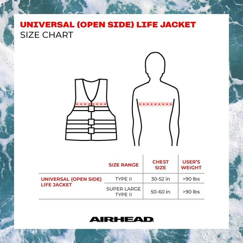 Airhead Youth's General All Purpose Life Jacket, Multiple Colors Available in Kuwait