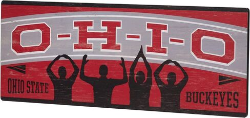 Open Road Brands Oklahoma State University Wood Wall Decor - Large Oklahoma State Sign - Here Comes Bullet in Kuwait