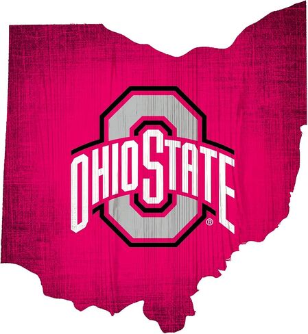 شعار Fan Creations Ohio State Buckeyes مقاس 11.25 بوصة × 10 بوصة in Saudi Arabia