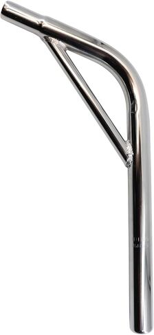 عمود مقعد الدراجة مع الدعم، عمود مقعد دراجة BMX من الفولاذ مع دعم، مقاسات متعددة فضي (25.4 × 350 مم) in Kuwait