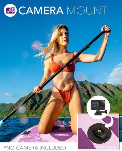 DAMA Premium Yoga&Pets Inflatable Stand Up Paddle Board, 33" Extra Wide Sup Board for Adult on Water, 330lbs Yoga Boardd with Durable SUP Accessories & Carry Bag in Kuwait