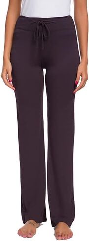 ADANIKI Women's Long Modal Comfy Drawstring Trousers, High Waist Sweatpants, Loose Straight-Leg Pants for Yoga Sporting in Saudi Arabia