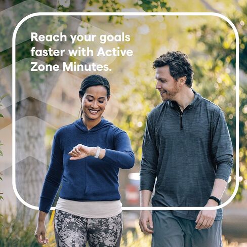 Fitbit Inspire 2 Health & Fitness Tracker with a Free 1-Year Premium Trial, 24/7 Heart Rate, Black/Black, One Size (S & L Bands Included) (Renewed) in Saudi Arabia