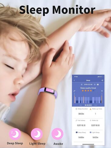 ساعة تتبع اللياقة البدنية للأطفال من ديجيهوت للأولاد والبنات من سن 5 إلى 16 عامًا، ساعة لياقة مقاومة للماء مع تتبع النوم، عداد السعرات الحرارية، 11 وضعًا رياضيًا وأكثر - ساعة للأطفال مع شريط قابل للاستبدال in Kuwait