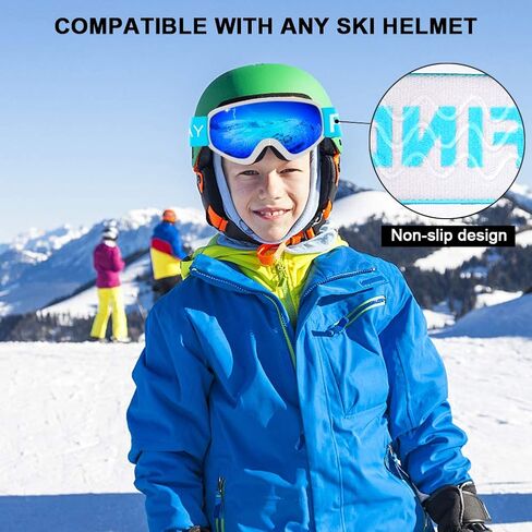 findway Kids Ski Goggles, Kids Snow Snowboard Goggles for Boys Girls Youth OTG in Kuwait