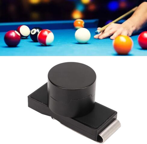 Oumefar Billiard Chalk Holder, Magnetic Lightweight Portable Cue Chalk Holder Clip Round Magnetic Pool Clip for Snooker Golfclubs in Saudi Arabia