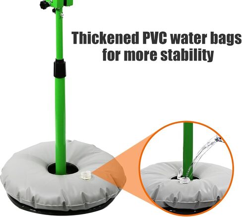 piothioh Tennis Topspin Trainer Portable Tennis Trainer Adjustable Height Professional Spinning Tennis Training Equipment Tennis Accessories in Saudi Arabia