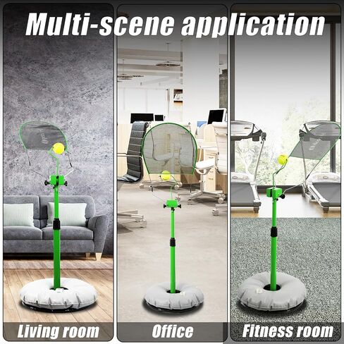 piothioh Tennis Topspin Trainer Portable Tennis Trainer Adjustable Height Professional Spinning Tennis Training Equipment Tennis Accessories in Saudi Arabia
