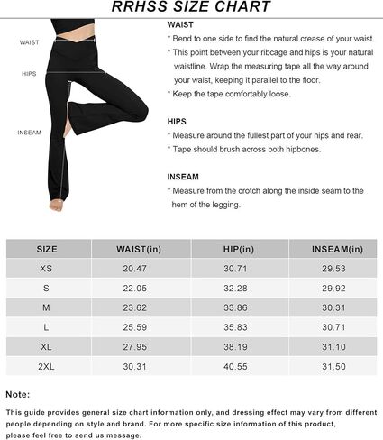 سروال نسائي لليوجا بخصر متقاطع، سروال عالي الخصر للتحكم في البطن، سروال ضيق للتمرين بأرجل واسعة in Kuwait