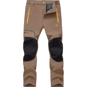 MAGCOMSEN Winter Pants Snow Ski Pants 4 Pockets Water Resistant Softshell Hiking Pants in Kuwait