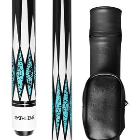 مجموعة Pathline PLN Pool Cue - عصا البلياردو الكندية مقاس 58 بوصة وحقيبة صلبة