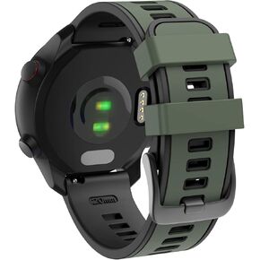 ISABAKE Band for Garmin Vivoactive 3, 20mm Quick Release Soft Silicone Replacement Band Compatible with Garmin Forerunner 645/Garmin Venu,Samsung Galaxy Watch 3 42mm / Galaxy Active 2/Gear Sport