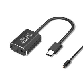 USB C to SPDIF Output Adapter, Hdiwousp Type C to Optical Audio Adapter with 48KHz/24bit DAC for MacBook Pro/Air Mac Pro/Mini iMac Laptop Samsung Note 20/10 S23/S22/S21/S20