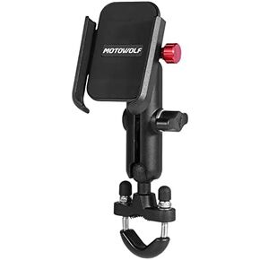 Motowolf Silicone Non-Slip 4-6.5 Inch Mobile Phone Support Bicycle Mobil Racing Stand Cell Phone Holder for Motorcycle in Kuwait