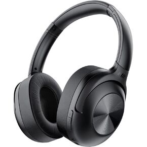 AOGKTON FM Radio Over Ear Headphones, Micro SD Card 30 Hrs Playtime Wireless and Wired Headphones with Deep Bass, Foldable Lightweight Headset with Built-in Microphone for Travel, Home Office