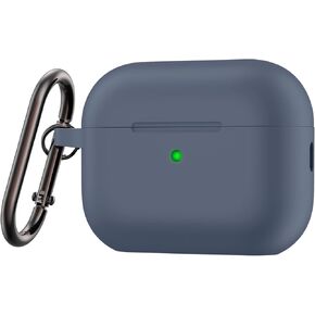 BRG Compatible with Airpods Pro 2nd/1st Generation Case Cover, Soft Silicone Skin Cover Shock-Absorbing Protective Case with Keychain Compatible for Apple Airpods Pro Case 2023/2022/2019