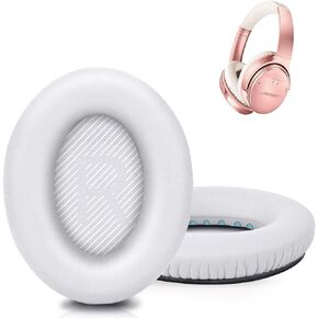 Premium Replacement Ear Pads for Bose QC35 & QC35ii Headphones Made by GEVO- Comfortable Adaptive Memory Foam and Extra Durable - Fits QuietComfort 35 & 35ii / SoundLink 1&2 AE（Over-Ear） (Silver) in Saudi Arabia