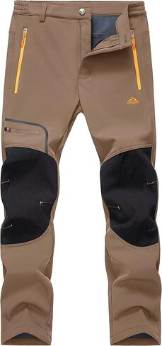 MAGCOMSEN Winter Pants Snow Ski Pants 4 Pockets Water Resistant Softshell Hiking Pants in Kuwait