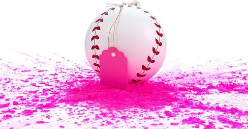 Winsharp Gender Reveal Baseball - Single Balls - Exploding Pink and/or Blue Powder Baseballs - Choose Your Ball Color - Best Idea for Boy or Girl Softball Baby Revealing Party Balls Ideas Decorations in Saudi Arabia