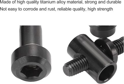 قطعتان من براغي عمود مقعد الدراجة، براغي تيتانيوم M5x30 ملم برغي تثبيت انبوب مقعد التوازن in Kuwait